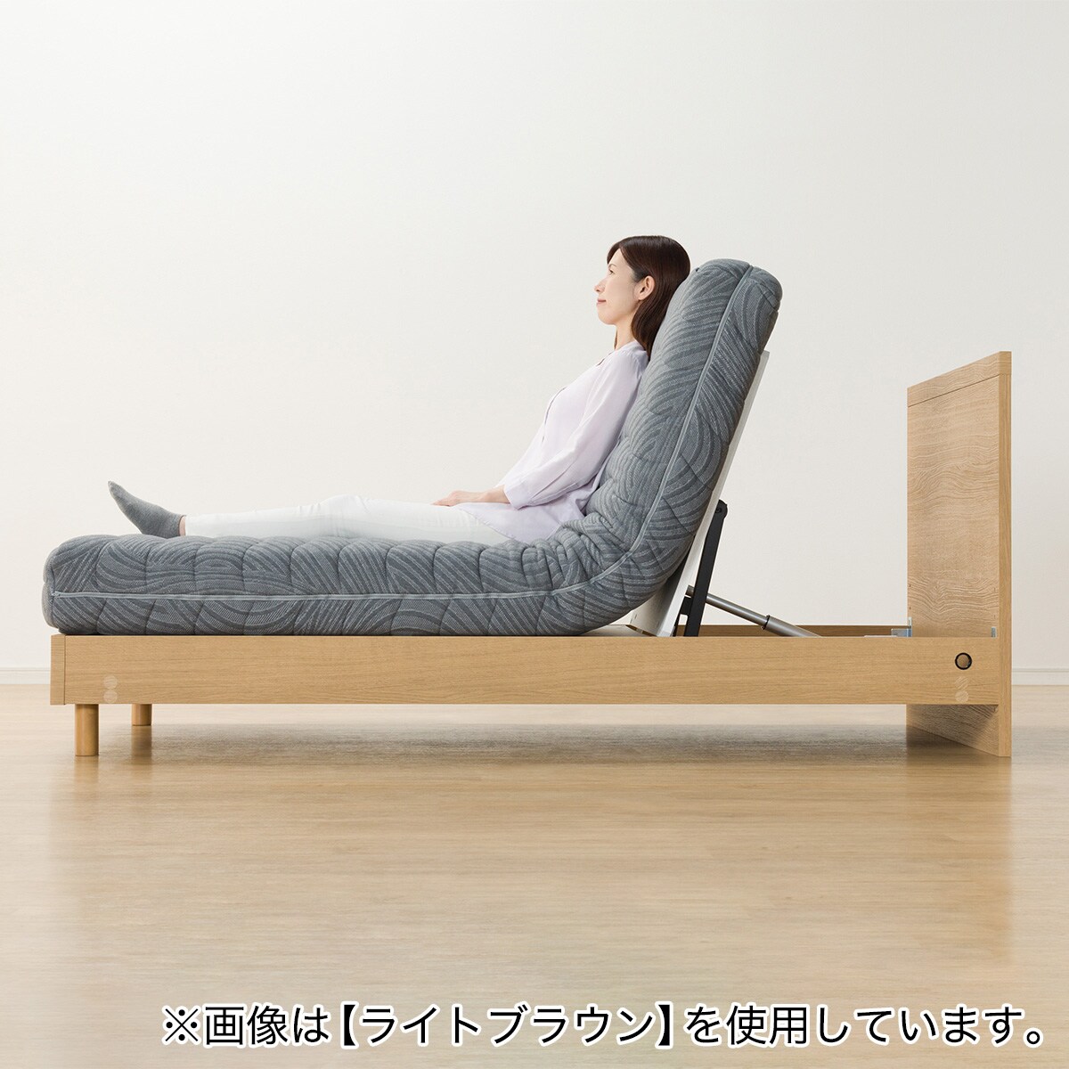 非課税】電動シングルベッドフレーム＋マットレスセット(NS001