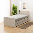 【非課税】電動シングルベッドフレーム + マットレスセット(NS001 DR GY/E2-04) 12枚目画像