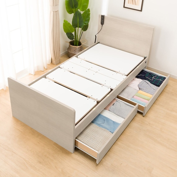 【非課税】電動シングルベッドフレーム + マットレスセット(NS001 DR GY/E2-04) 17枚目画像