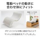 【非課税】電動シングルベッドフレーム + マットレスセット(NS001 DR GY/E2-04) 26枚目画像