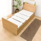 【非課税】電動シングルベッドフレーム(NS002 DR LBR) 7枚目画像