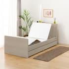 【非課税】電動シングルベッドフレーム + マットレスセット(NS002 DR GY/E2-04) 11枚目画像