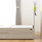 【非課税】電動シングルベッドフレーム + マットレスセット(NS002 DR GY/E2-04) 15枚目画像