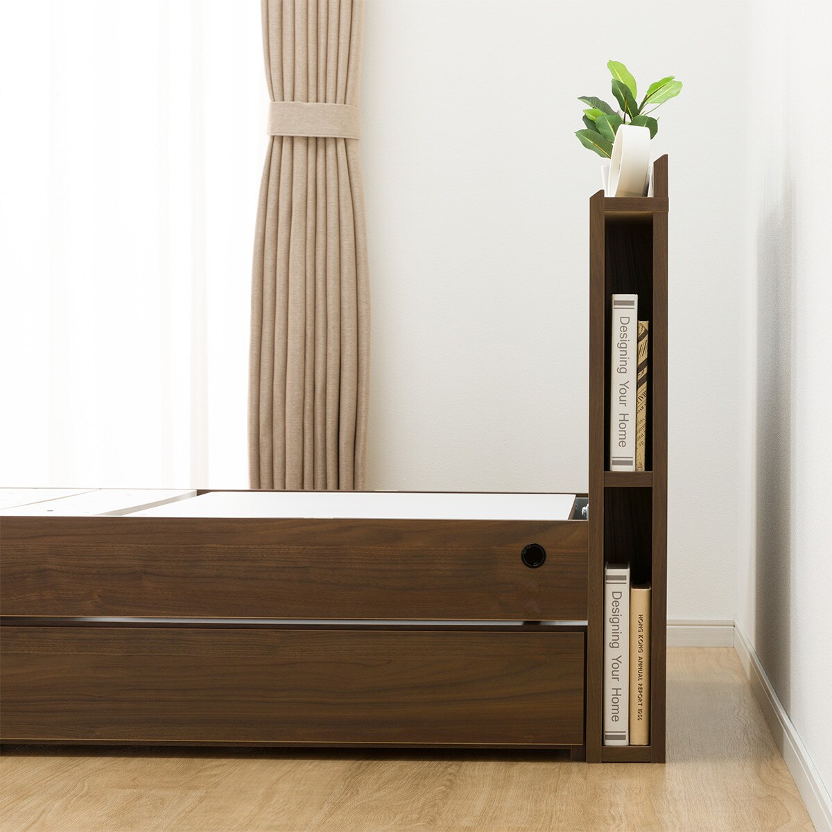 NITORI 電動ベッド 収納付きシングルベッド ニトリ 非課税 電動シングルベッドフレーム(NS004 DR GY