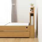 【非課税】電動シングルベッドフレーム(NS004 DR LBR) 9枚目画像