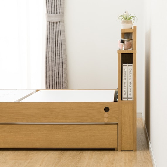 【非課税】電動シングルベッドフレーム(NS004 DR LBR) 9枚目画像