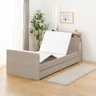 【非課税】電動シングルベッドフレーム + マットレスセット(NS004 DR GY/E2-04) 11枚目画像