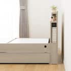 【非課税】電動シングルベッドフレーム + マットレスセット(NS004 DR GY/E2-04) 15枚目画像