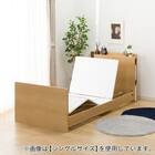 電動セミダブルベッドフレーム + マットレスセット(NS003 ST LBR/E3-05) 10枚目画像