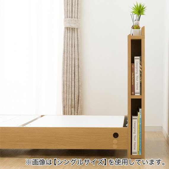 電動セミダブルベッドフレーム + マットレスセット(NS003 ST LBR/E3-05) 12枚目画像