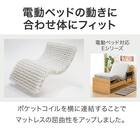 電動セミダブルベッドフレーム + マットレスセット(NS003 ST LBR/E3-05) 23枚目画像