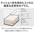 電動セミダブルベッドフレーム + マットレスセット(NS003 ST LBR/E3-05) 26枚目画像