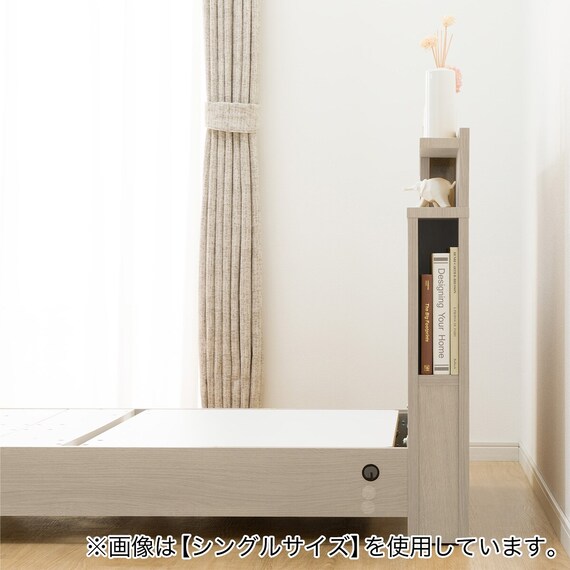 電動セミダブルベッドフレーム + マットレスセット(NS004 ST GY/E2-04) 12枚目画像