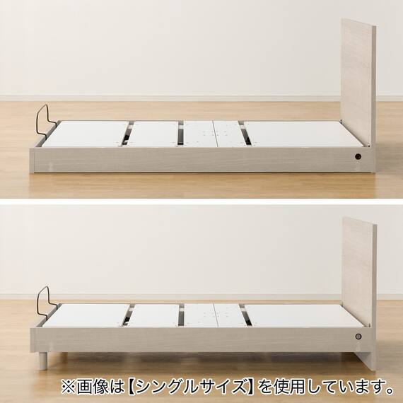 電動セミダブルベッドフレーム + マットレスセット(NS001 LEG GY/E2-04) 24枚目画像