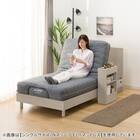 電動セミダブルベッドフレーム + マットレスセット(NS001 LEG GY/E2-04) 47枚目画像