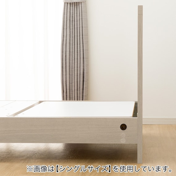 電動セミダブルベッドフレーム + マットレスセット(NS001 LEG GY/E3-05) 15枚目画像