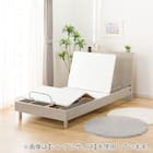 電動セミダブルベッドフレーム + マットレスセット(NS002 LEG GY/E2-04) 10枚目画像