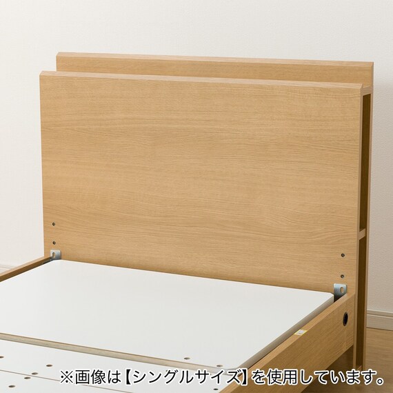 電動セミダブルベッドフレーム + マットレス + サイドガードセット(NS003 LEG LBR/E5-02) 14枚目画像