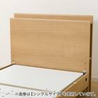 電動セミダブルベッドフレーム + マットレス + サイドガードセット(NS003 LEG LBR/E5-02) 14枚目画像