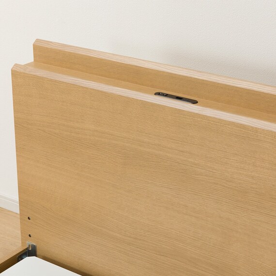 電動セミダブルベッドフレーム + マットレス + サイドガードセット(NS003 LEG LBR/E5-02) 16枚目画像