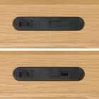 電動セミダブルベッドフレーム + マットレス + サイドガードセット(NS003 LEG LBR/E5-02) 18枚目画像