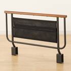 電動セミダブルベッドフレーム + マットレス + サイドガードセット(NS003 LEG LBR/E5-02) 35枚目画像