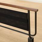 電動セミダブルベッドフレーム + マットレス + サイドガードセット(NS003 LEG LBR/E5-02) 37枚目画像