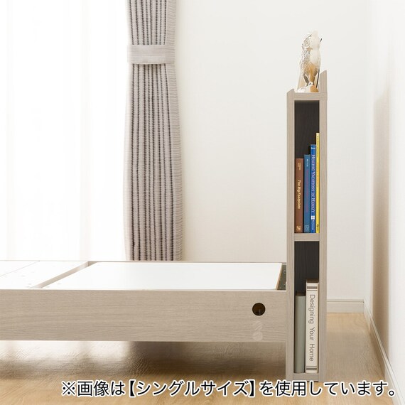 電動セミダブルベッドフレーム + マットレスセット(NS003 LEG GY/E2-04) 12枚目画像