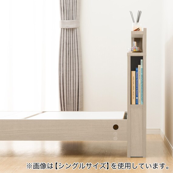 電動セミダブルベッドフレーム + マットレスセット(NS004 LEG GY/E2-04) 12枚目画像