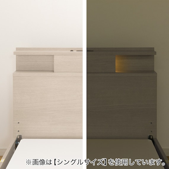 電動セミダブルベッドフレーム + マットレスセット(NS004 LEG GY/E2-04) 15枚目画像