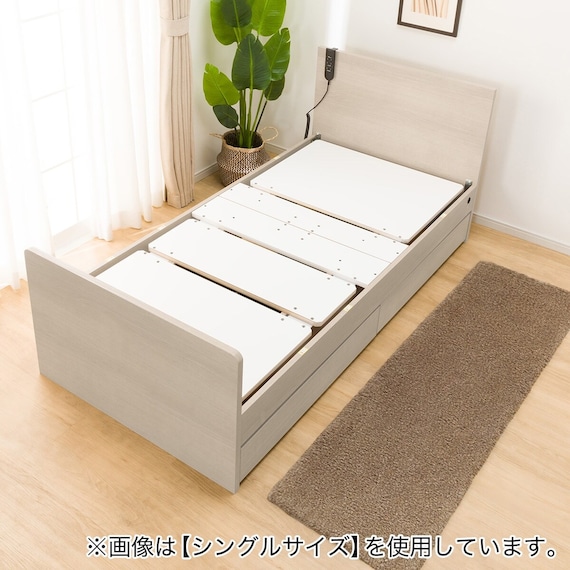 電動セミダブルベッドフレーム + マットレスセット(NS001 DR GY/E2-04) 16枚目画像