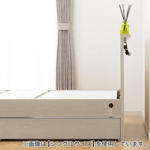 電動セミダブルベッドフレーム + マットレスセット(NS002 DR GY/E2-04) 15枚目画像