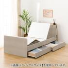 電動セミダブルベッドフレーム + マットレスセット(NS003 DR GY/E2-04) 12枚目画像