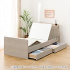 電動セミダブルベッドフレーム + マットレスセット(NS003 DR GY/E2-04) 12枚目画像