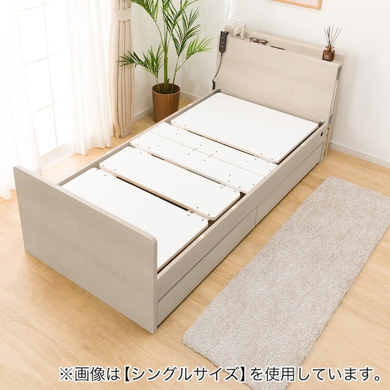 電動セミダブルベッドフレーム + マットレスセット(NS003 DR GY/E2-04) 13枚目画像