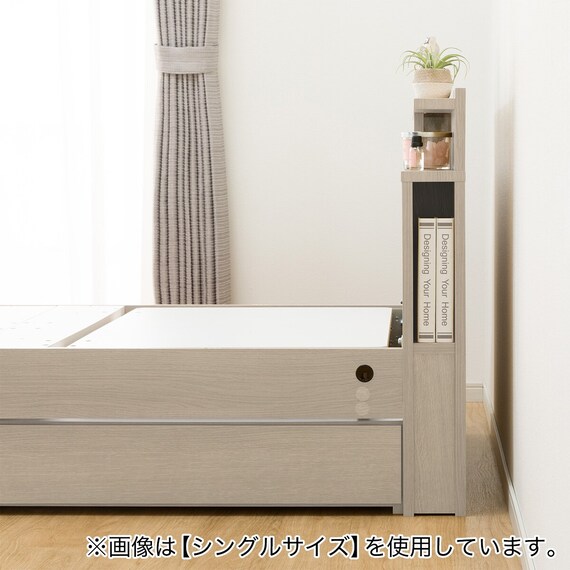 電動セミダブルベッドフレーム + マットレスセット(NS004 DR GY/E2-04) 14枚目画像