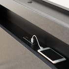 シングル 棚付きすのこベッドフレーム(NS-005 LEG/LOW すのこ GY2) 9枚目画像