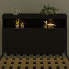 シングル 棚付きすのこベッドフレーム(NS-005 LEG/LOW すのこ GY2) 13枚目画像