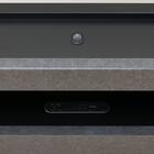 ベッドフレーム シングル 棚・サイド収納・ライト付きタイプ2 (NS-005 LEG/LOW すのこ GY2) 8枚目画像