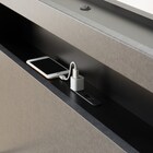 ダブル 棚付きすのこベッドフレームNS-005 LEG/LOW すのこ GY2) 7枚目画像