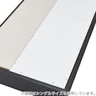 ダブル 棚・ 収納付きベッドフレーム(NS-005 浅型 床板 GY2) 13枚目画像