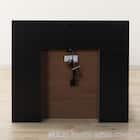 セミダブル 棚付きすのこベッドフレーム(NS-005 LEG/LOW すのこ MBR) 6枚目画像