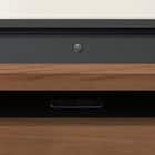 セミダブル 棚付きすのこベッドフレーム(NS-005 LEG/LOW すのこ MBR) 8枚目画像