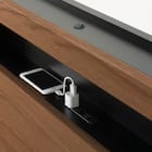 セミダブル 棚付きすのこベッドフレーム(NS-005 LEG/LOW すのこ MBR) 9枚目画像