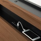 セミダブル 棚付きすのこベッドフレーム(NS-005 LEG/LOW すのこ MBR) 10枚目画像