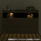 セミダブル 棚付きすのこベッドフレーム(NS-005 LEG/LOW すのこ MBR) 13枚目画像