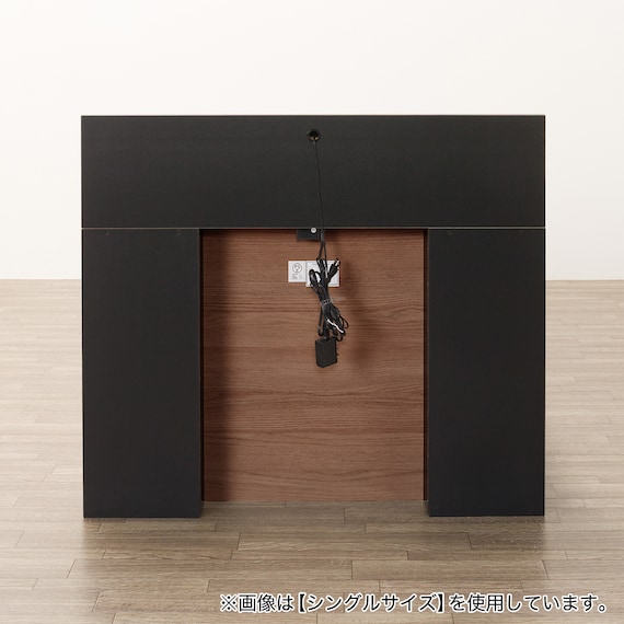 クイーン 棚・ 収納付きベッドフレーム(NS-005 浅型 床板 MBR) 10枚目画像