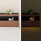 クイーン 棚・ 収納付きベッドフレーム(NS-005 浅型 床板 MBR) 12枚目画像