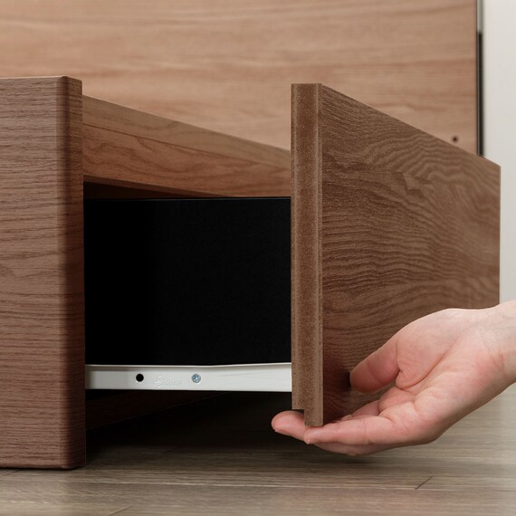 クイーン 棚・ 収納付きベッドフレーム(NS-005 浅型 床板 MBR) 18枚目画像