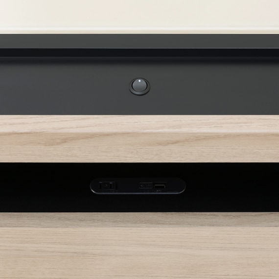 シングル 棚付きすのこベッドフレーム(NS-005 LEG/LOW すのこ GY) 9枚目画像